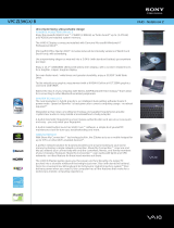 Sony vpc-z133gm Datasheet