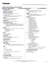 Toshiba L645D-S4100RD Datasheet