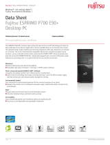 Fujitsu VFY:P0700PXP31DE Datasheet