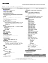 Toshiba L630-EZ1311 Datasheet