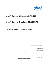 Intel SR1550 User manual