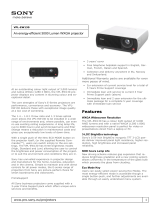 Sony VPL-EW130 Datasheet