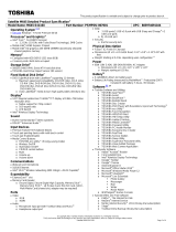 Toshiba M645-S4116X Datasheet