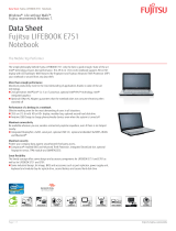 Fujitsu E751 Datasheet
