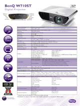 BenQ W1000+ Datasheet