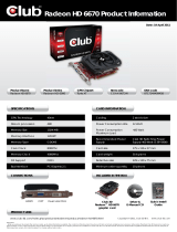 CLUB3D CGAX-66724I Datasheet