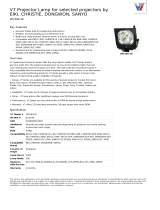 V7 VPL590-1E Datasheet