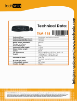 Techsolo TKM-118 Datasheet