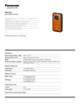 Panasonic HM-TA20EG-A Datasheet