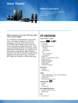 Samsung HT-D6500W Datasheet