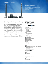 Samsung HT-D6730W/ZA Datasheet
