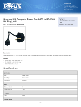 Tripp Lite P060-006 Datasheet