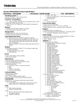 Toshiba PQX34U-01L00V Datasheet