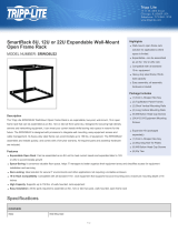 Tripp Lite Smart 8U, 12U or 22U Expandable Wall-Mount Open Frame Rack Datasheet