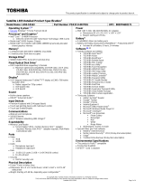 Toshiba PSK2CU-0R701U Datasheet
