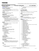 Toshiba PSMPPU-00101U Datasheet