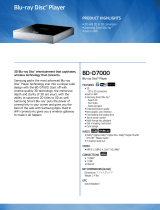 Samsung BD-D7000/ZA Datasheet