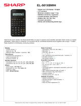 Sharp EL501XBWH Datasheet