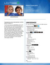Samsung UN55D6400UF Datasheet