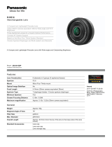 Panasonic H-H014 Datasheet