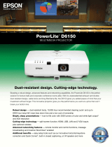 Epson PowerLite D6150 Datasheet
