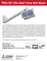 Mitsubishi Electric PROJ-EST Datasheet