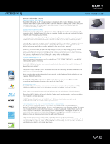 Sony VPCEB35FX/BJ Datasheet