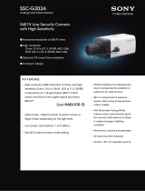 Sony SSCG203A Datasheet