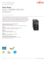 Fujitsu P500 E85+ Datasheet