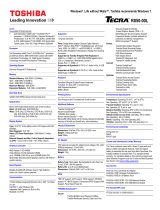 Toshiba R850 (PT520C-00L002) Datasheet