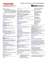 Toshiba R850 (PT520C-00P002) Datasheet