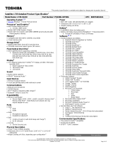 Toshiba L735-S3210 Datasheet
