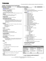 Toshiba L755-S5252 Datasheet