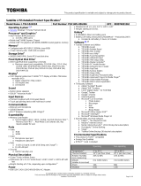 Toshiba PSK1WU-05G004 Datasheet