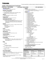 Toshiba L745D-S4220BN Datasheet