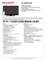 Sharp LC-24DV510E Datasheet