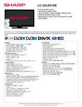 Sharp LC-32LE510E Datasheet