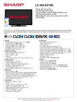 Sharp LC-40LE510E Datasheet