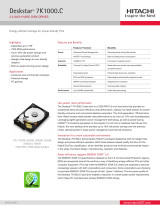 Hitachi HDS721064CLA332 User manual