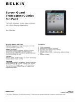Belkin Screen Guard Transparent Overlay Datasheet