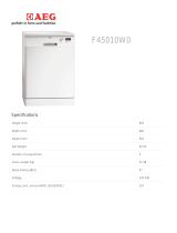 AEG F45010W0 Datasheet