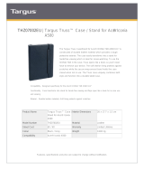 Targus THZ07002EU Datasheet