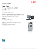 Fujitsu VFY:P2560PF371IT Datasheet
