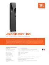 JBL STUDIO 190BK Datasheet