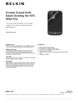 Belkin Screen Guard Anti-Glare Overlay Datasheet