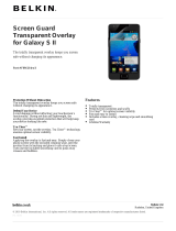 Belkin Screen Guard Transparent Overlay Datasheet