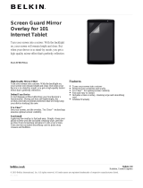 Belkin Screen Guard Mirror Overlay Datasheet