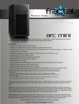 Fractal Design FD-CA-ARC-MINI-BL Datasheet