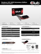 CLUB3D CGAX-5452BLI Datasheet
