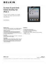 Belkin Screen Guard Anti-Glare Overlay Datasheet